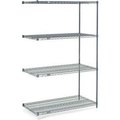 Global Equipment Nexelon    Wire Shelving Add-On, 30"W x 18"D x 86"H A18308N